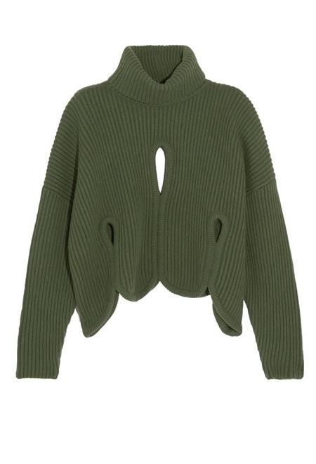 ANTONIO BERARDI wool-blend turtleneck sweater