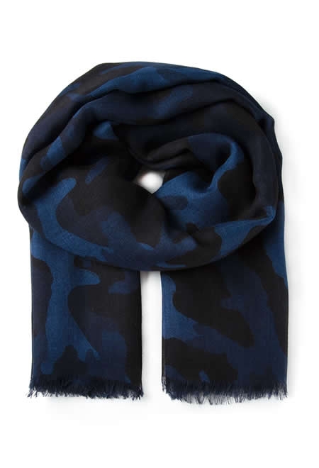 VALENTINO camouflage scarf