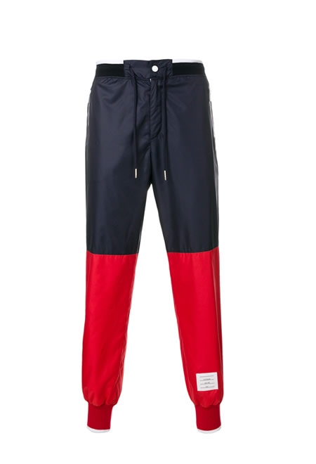 Bicolor ripstop sweatpants