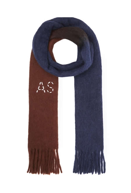 ACNE STUDIOS kelow dye contrast scarf
