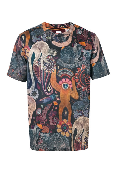 PAUL SMITH monkey print T-shirt