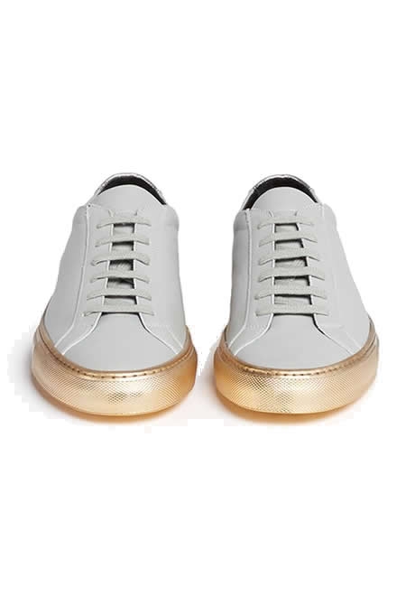 COMMON PROJECTS original achilles metallic sole leather sneakers