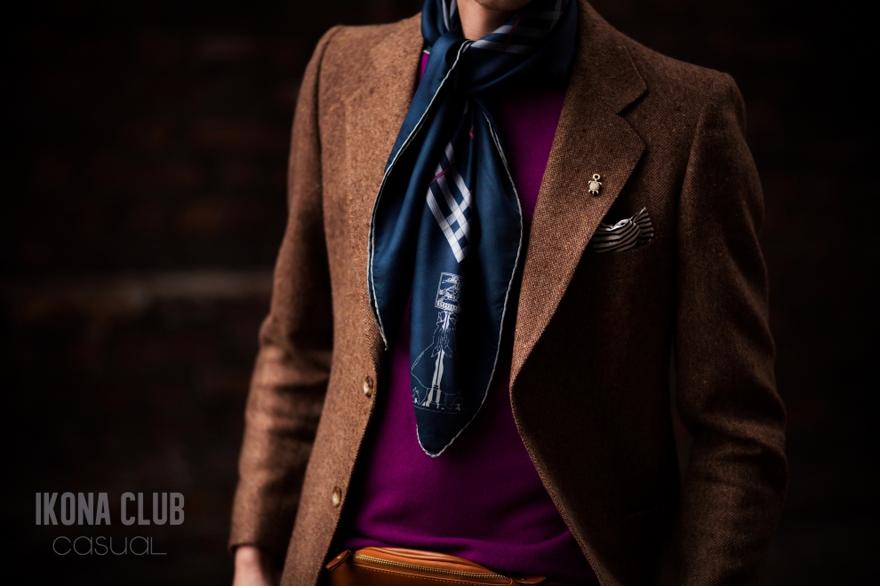Fashion | Mens silk scarf Burberry