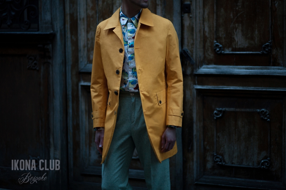 Неделя моды в Нью Йорке | Мужское пальто Takeo Kikuchi