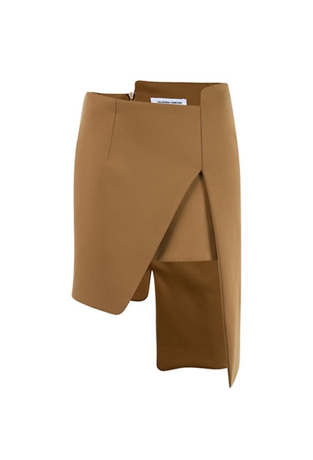 GLORIA COELHO asymmetric skirt