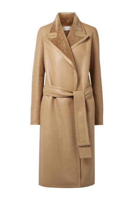 THE ROW Cintry shearling trench