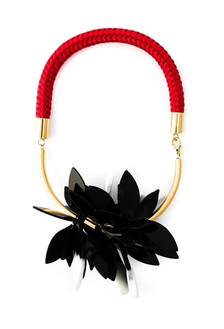 MARNI floral necklace