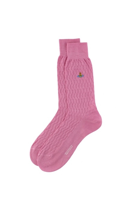 Vivienne Westwood Pink stitch socks