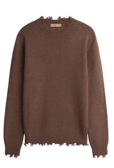 ETRO Brown crewneck sweater