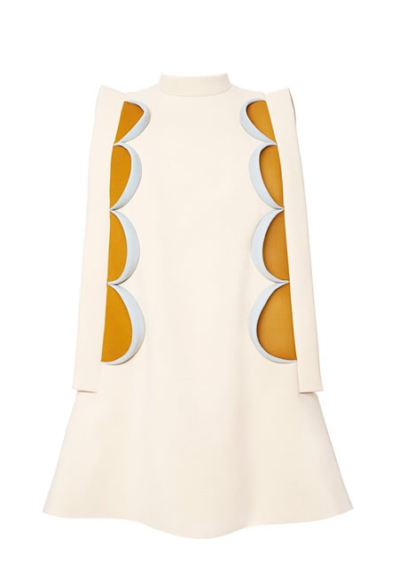 DELPOZO Aline mini dress with patchwork